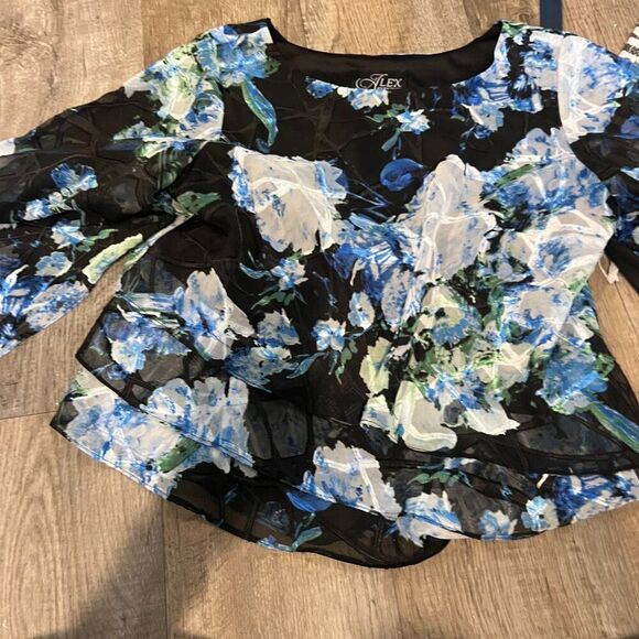 Alex Evenings xl sequin top - Picture 5 of 9